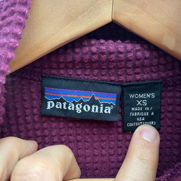 VTG Y2K Patagonia R1 Pullover 1/4 Zip Shirt Top XS Extra Small Gorpcore Hiking - Picture 3 of 4